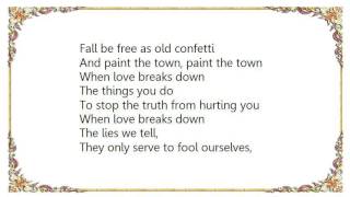 Lisa Stansfield - When Love Breaks Down Lyrics