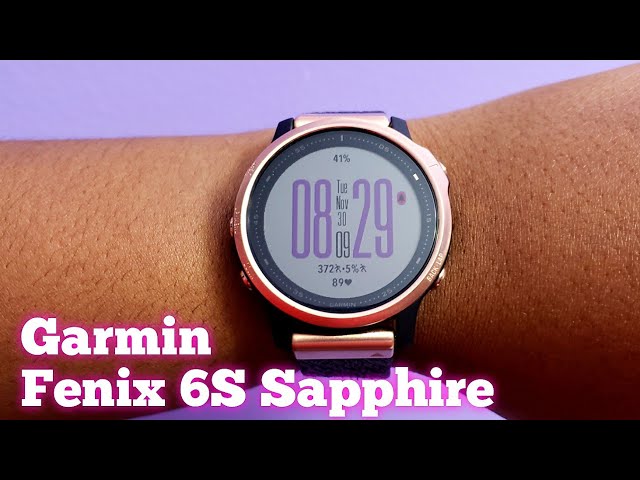 Garmin Fenix 6S Sapphire Review Rose Gold