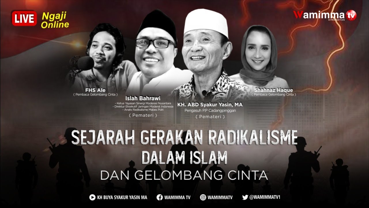 🔴Live Ngaji Online Sejarah Gerakan Radikalisme & Pembacaan Gelombang