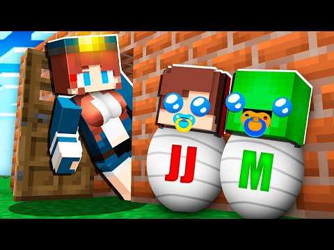 Maizen: JJ Become a Baby. | Minecraft Animations.