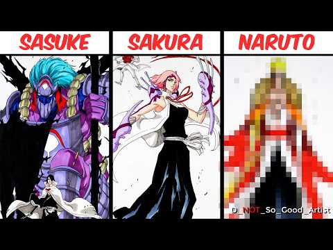 Drawing All the Bankai Release of Konoha 12 as Gotei 13 | Naruto Shippuden X Bleach | COMPILATION thumbnail