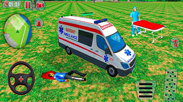 Ambulance Robot Car Transform #14 - Doctor Hero Flying Robot Rescue - Android GamePlay