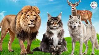 Funniest Animal Sounds In Nature: Lion, Cat, Wolf, Deer, Dog, Horse, Cow