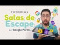 SALAS DE ESCAPE EN GOOGLE FORMS 🔒 TUTORIAL PASO A PASO 📝 INCLUYE MATERIAL