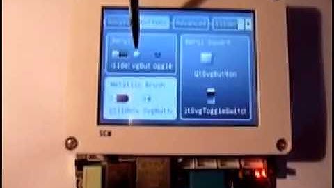 Mini2440 running Qt Embedded Widget App- Standalone- QTopia