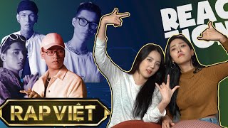 NGƯỜI HÀN REACTION CÁC TIẾT MỤC ĐỈNH CỦA RAP VIỆT | GDUCKY, RPT MCK, LĂNG LD, DẾ CHOẮT