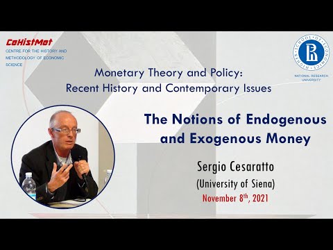 S. Cesaratto — The Notions of Endogenous and Exogenous Money | Monetary Theory and Policy