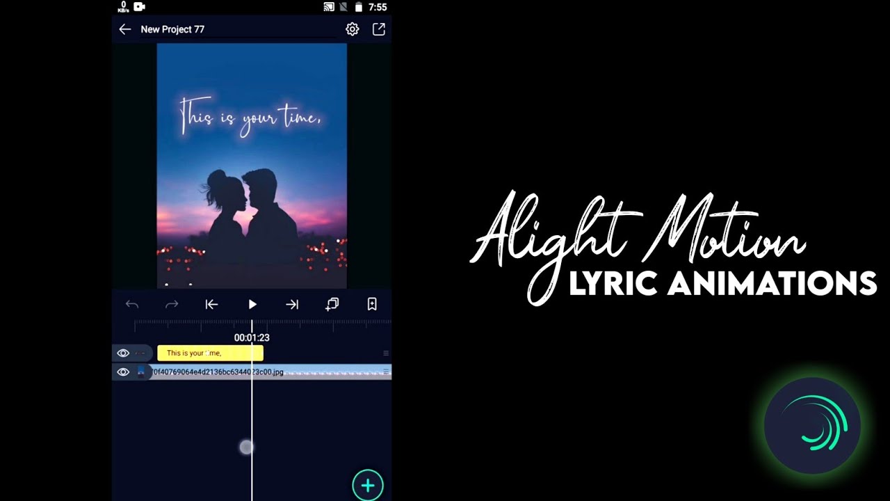 Alight motion lyric edit tutorial | How to create lyric video | Alight ...