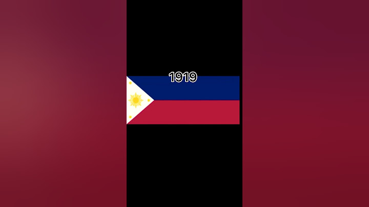 Philippines Flag Evolution