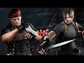 Combat au couteau entre leon et krauser  tous les combats de boss de jack krauser  resident evil 4