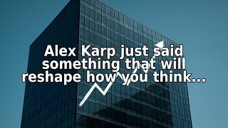 After killer quarter, Palantir CEO Alex Karp calls AI industry ‘Marxist’