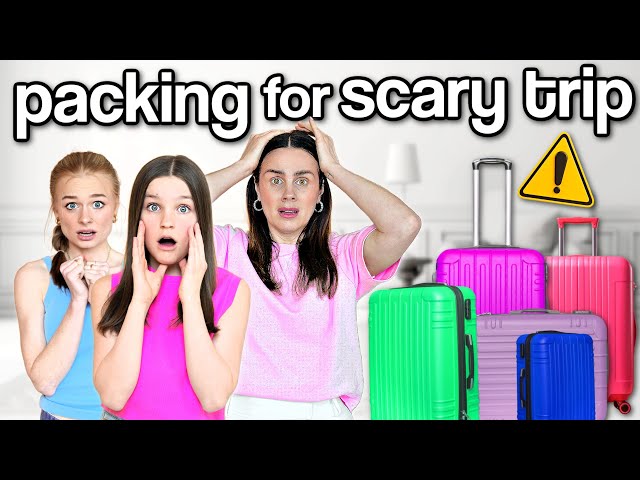 PACKING FOR THE SCARIEST TRIP OF OUR LIFE! | Family Fizz class=