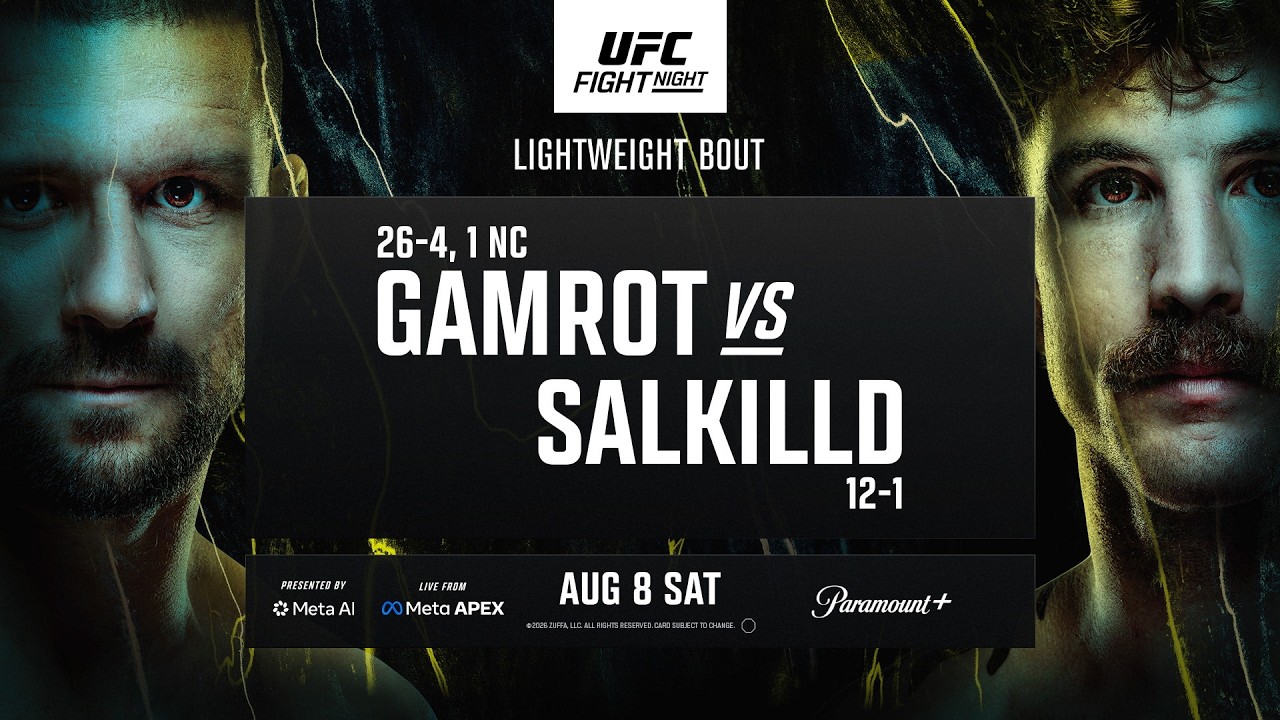 UFC Vegas 120: Gamrot vs Salkilld - August 8th | Fight Promo