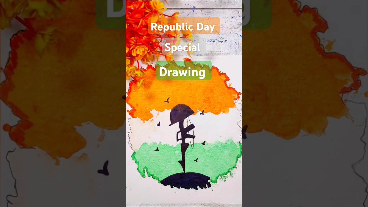 Creative Drawing Ideas || Republic Day Special || 