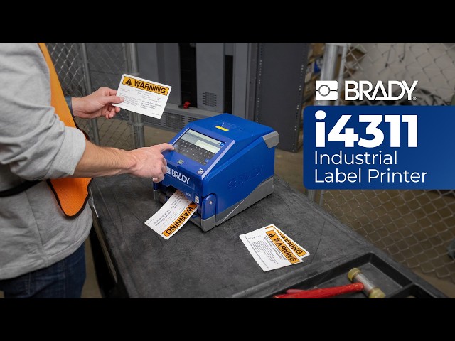 i4311 Industrial Label Printer with Portability | Overview - YouTube