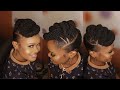 Best Natural Hairstyle Tutorial;   Tuck, Roll and Pin Hair
