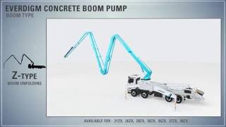 Z-boom Unfolding  / Everdigm Concrete Pumps