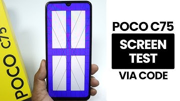 How to Check Display Using Secret Code in Poco C75