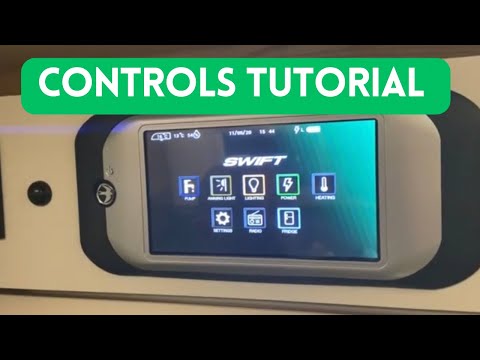 Swift Caravan Control Panel Tutorial by Tamar Caravan Centre