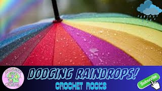 Dodging Raindrops & Working on HobbyRocks #vlog | Crochet Rocks