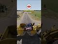 Can Police Car Jump Between Two Wheel Loader | BeamNG.Drive #beamngdrive #gaming #games #cars #sub