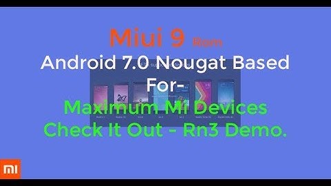 Update To Miui 9 Without Any Permission Or EDL Mode Demo Redmi Note 3, Read Description.
