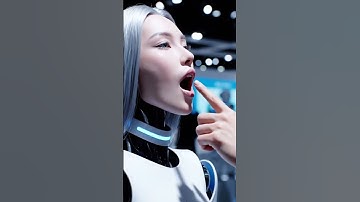 Hyper-realistic robot at the World Robotics Expo