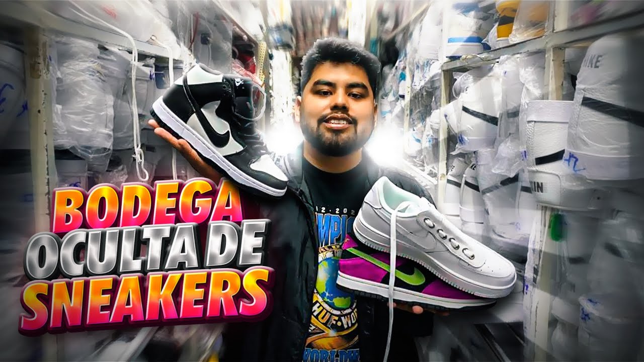 ASI SON LAS BODEGAS DE SNEAKERS EN TEPITO