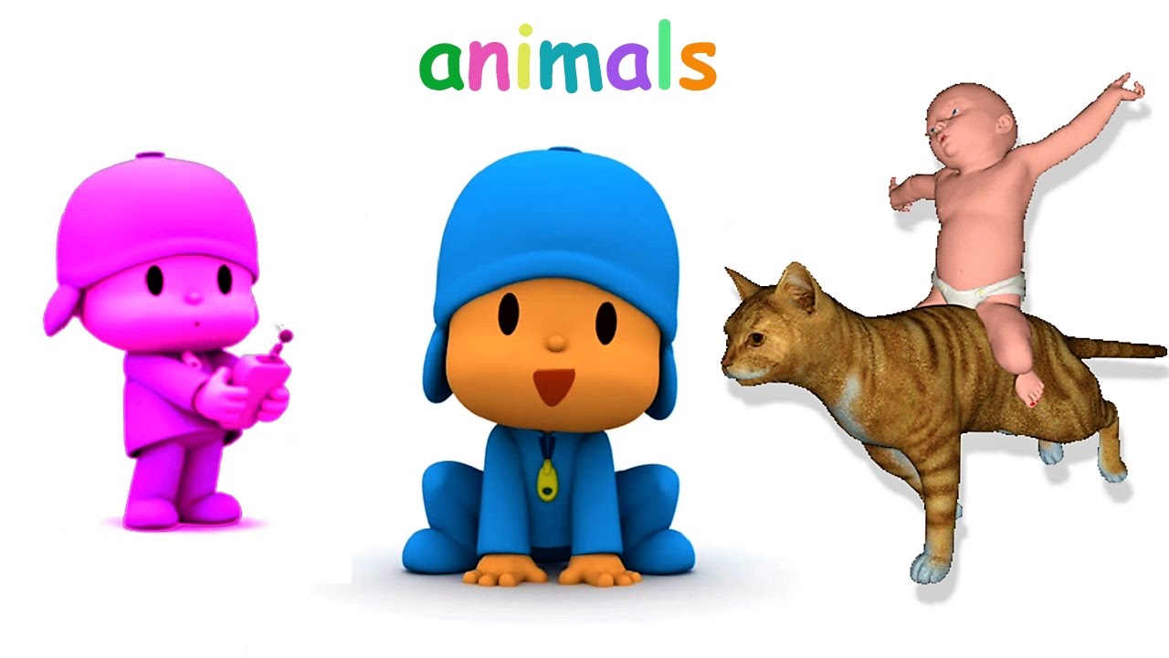 Pocoyo Animals Dot to Dot