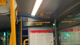 I think the next bus stop is Closed?