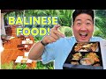 Trying BALINESE FOOD for the First Time (Exotic Indonesian Food)