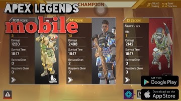 Trying apex legends mobile for the first time