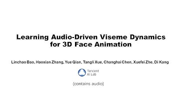 Learning Audio-Driven Viseme Dynamics for 3D Face Animation