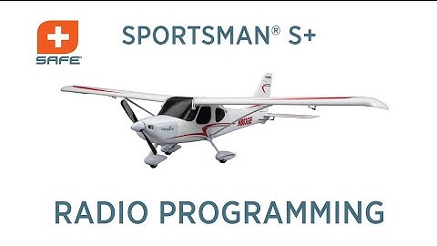 HobbyZone Sportsman S+ Transmitter Setup Tutorial
