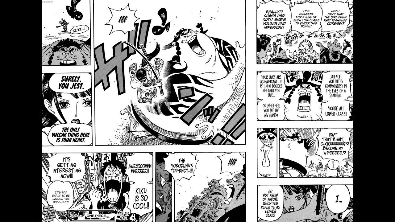 One Piece Chapter 915 Review Ugly Sumo Wrestler Youtube