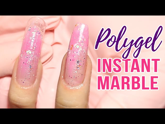 INSTANT Marble Nail Extension  Unboxing DIY KIT from Saviland