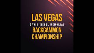 Las Vegas 2026 ‘David Siegel Memorial’ Backgammon Championship
