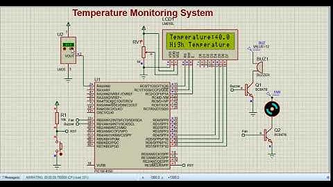 Temperature Monitoring System using PICF184550