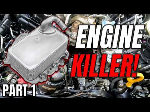 Audi Q7 – Engine Oil Cooler Remove an Replace – Step by Step Guide – PART 1