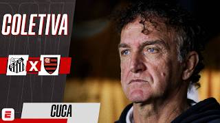 SANTOS: COLETIVA DE CUCA APÓS EMPATE COM O FLAMENGO NO BRASILEIRÃO | ESPN