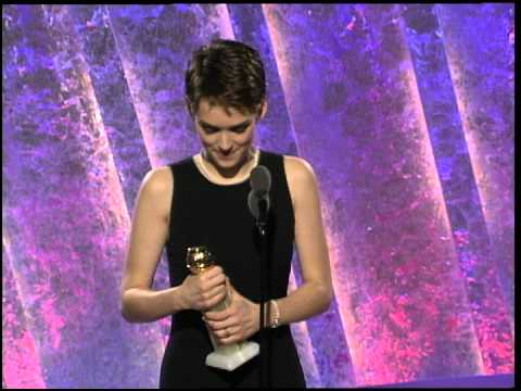 Golden Globes 1994 Winona Ryder Best Supporting Actress in a Motion Picture