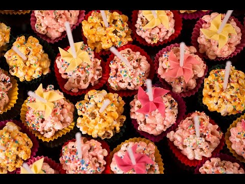 Easy Popcorn Ball Pops