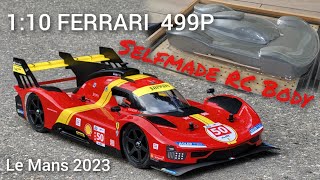 RC Body Vacuum Forming | Making a Ferrari 499P Hypercar Ferrari Rc Body Shell