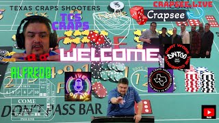 LIVE Craps Play 4Free Virtually Live Crapsee.com TCS LIVE/ Follow IG @aleonTCS #crapslive #craps
