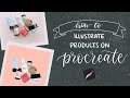 How to Create a Product Illustration on PROCREATE *BEGINNER'S TUTORIAL* | Simple + Easy