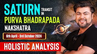 Saturn Transit in Purva Bhadrapada Nakshatra | Holistic Analysis | Analysis by Punneit