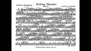 ROLLING THUNDER - ALTO SAX 1