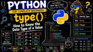 17. Python type() Function Explained | How to Check Data Types | Python for Beginners