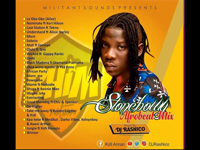 Stonebwoy AfroBeat Mix By DjRasNico class=