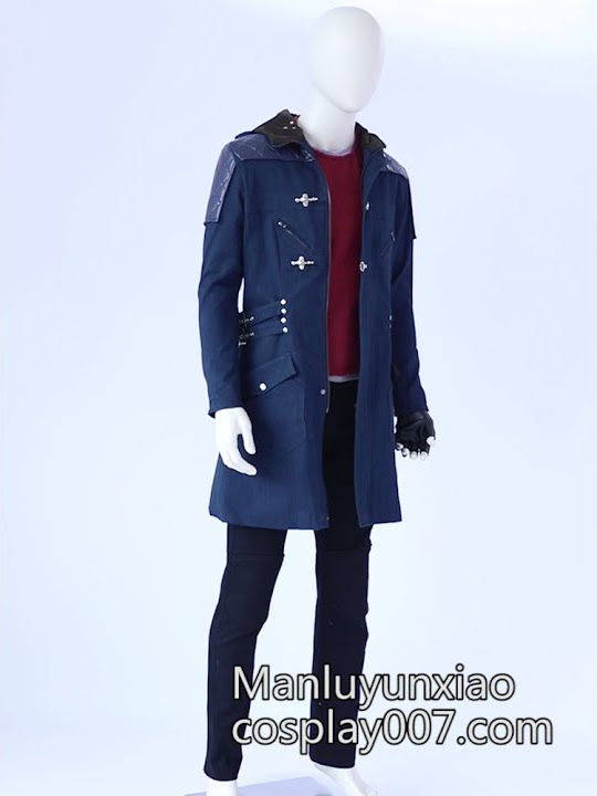 Video Game Devil May Cry 5 V Nero Blue Coat - New American Jackets